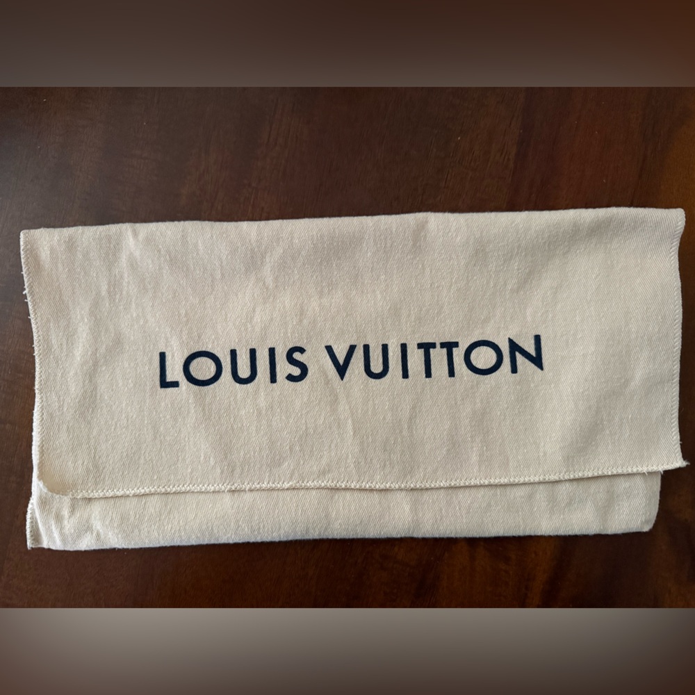 Louis Vuitton Tan Logo Dust Bag
